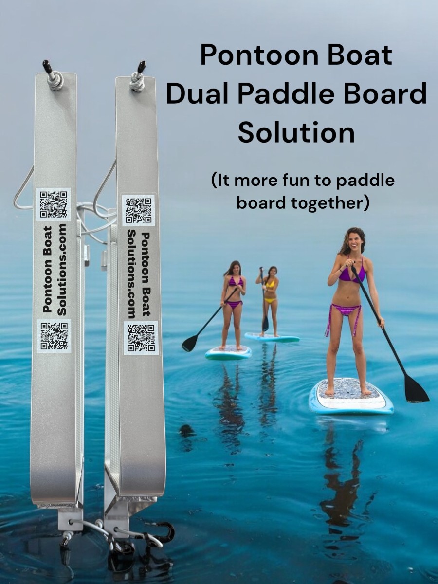 Pontoon Boat Dual WakeBoard/Paddle Board Solutions
