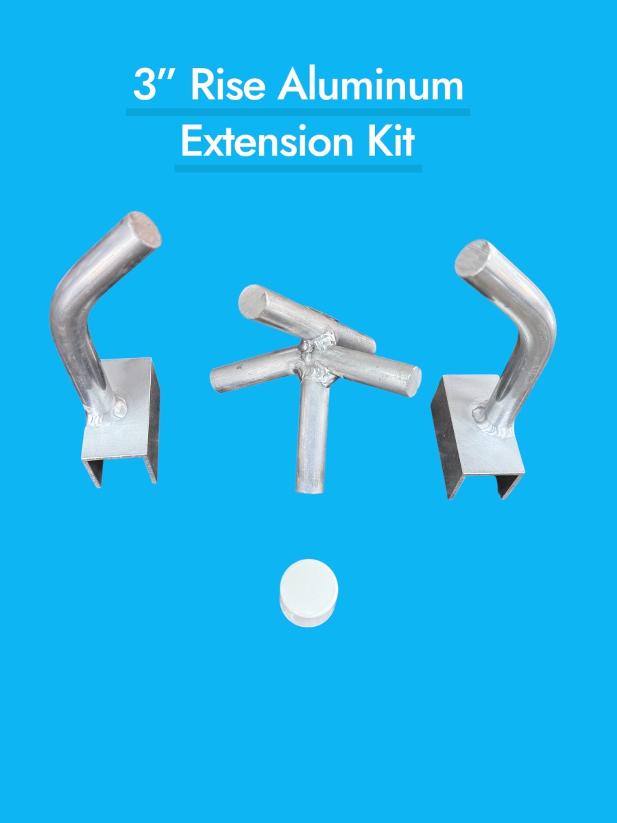 Pontoon Boat Canvas Solution Extension Kit with Aluminum 5-Way Connector